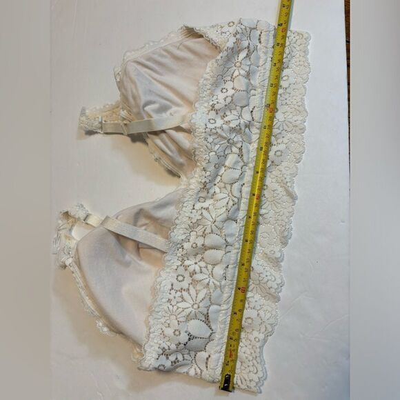 Luvlette white lace stretch bra XXL - Picture 11 of 11